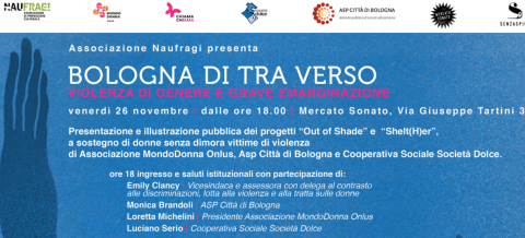 26 Novembre: Bologna di Tra Verso - Violenza di genere e grave emarginazione