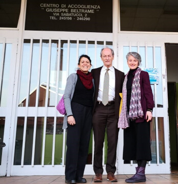 Sir Michael Marmot in visita al Centro Beltrame e Laboratorio Belle-Trame.