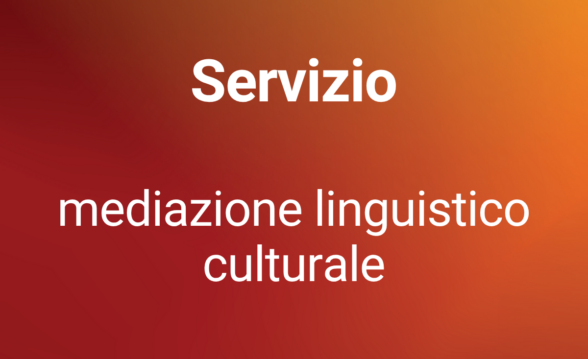 Servizio di mediazione linguistico culturale