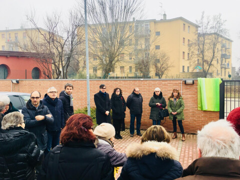 Inaugurato il Giardino Donato Flesca al parco LungoReno