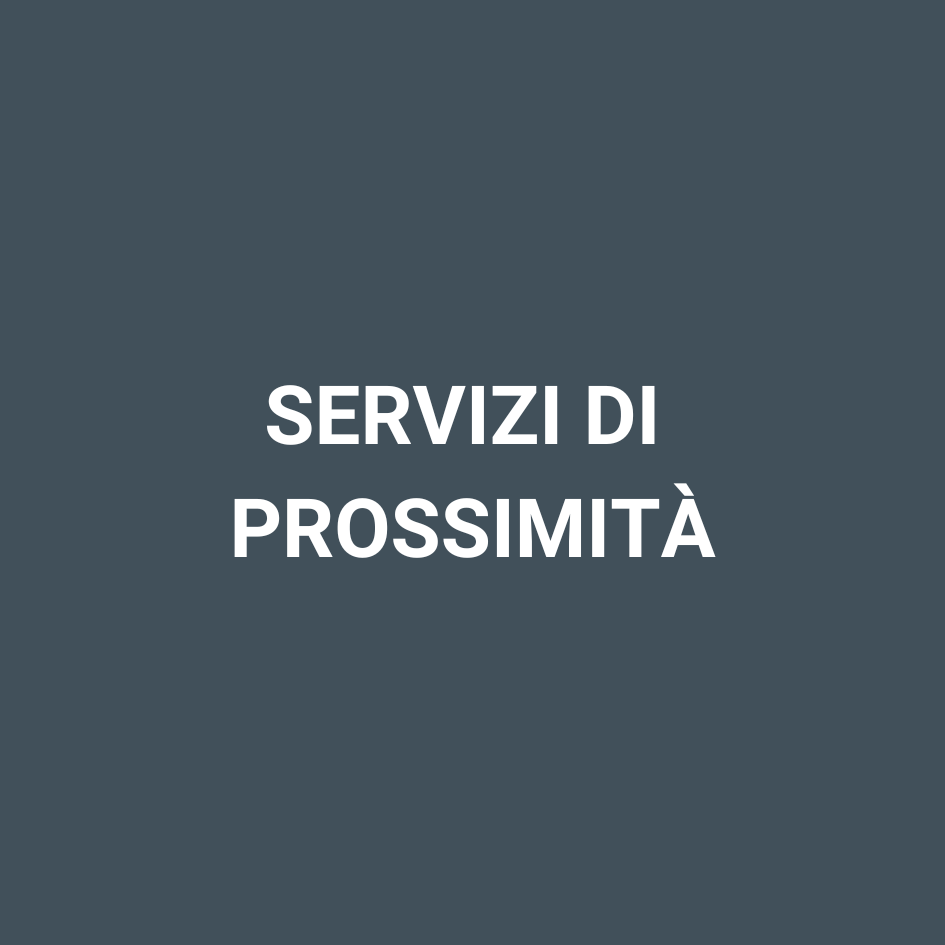 Servizi di Prossimità