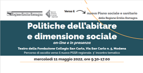 “Esperienze di Social Housing nei percorsi di cura”: il contributo di ASP al terzo incontro sul PSSR