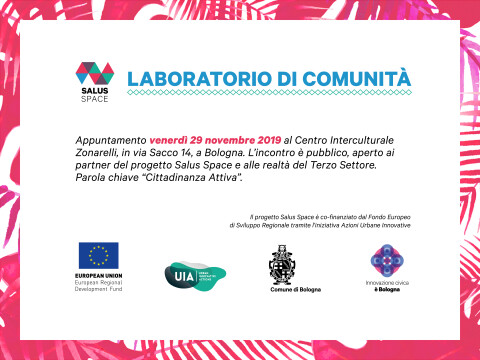29 novembre h18 | Cittadinanza attiva a confronto per Salus Space